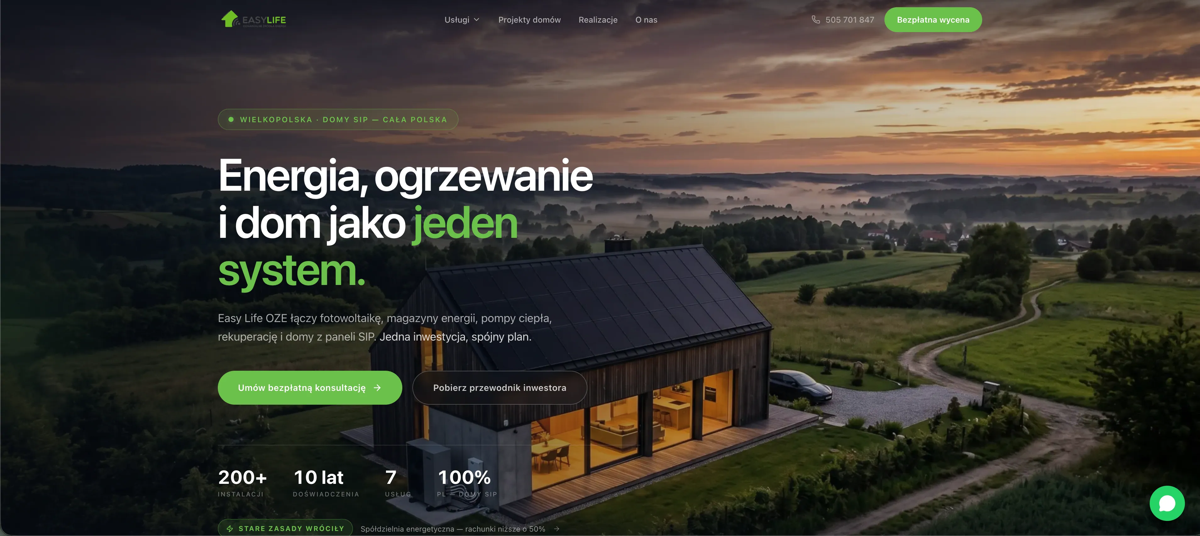 Strona Easy Life OZE